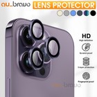 For iPhone 16 15 14 13 12 Pro Max Camera Lens Tempered Glass Screen Protector