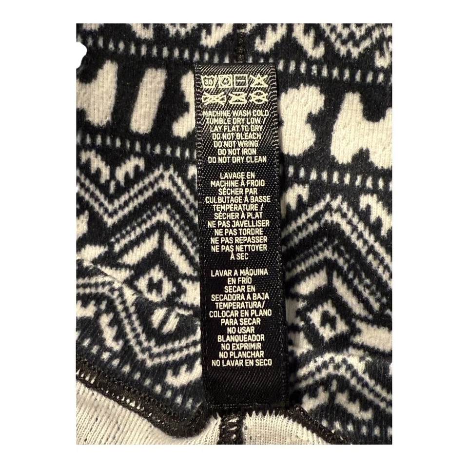 SKIMS Logo Plush Pointelle Henley Pajama Jumpsuit Black Size Large NWT - Image 4 of 4