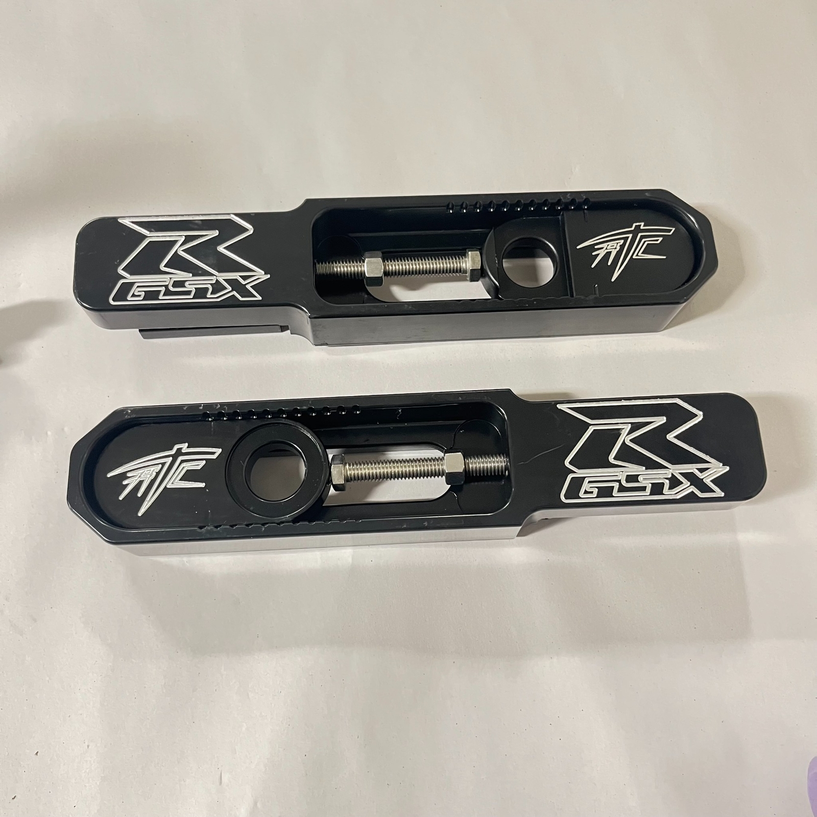 SALE GSXR BLACK CONTRAST SWINGARM EXTENSIONS 3-9 OVER 11-20 SUZUKI GSXR 600 750