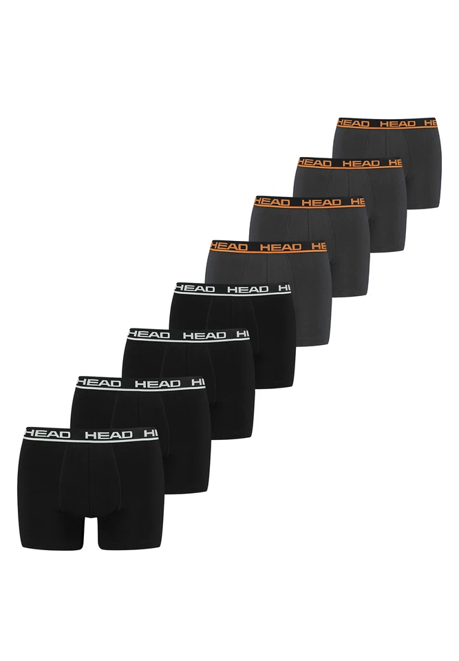 HEAD 8 er Pack Herren Boxer Boxershorts Basic Pant Unterwäsche