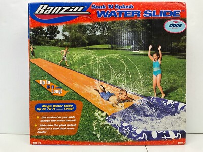 New Soak N Splash Slip and Water Slide *Splash Pool* Inflatable