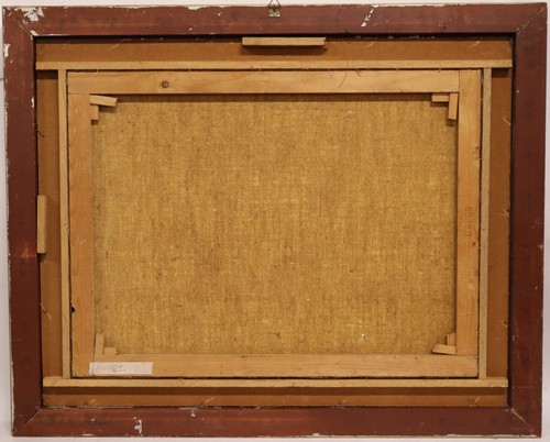 Buby dal Toso ( Scuola XX Secolo ) Dipinto Olio su Tela Paesaggio con Cornice - Imagen 4 de 4