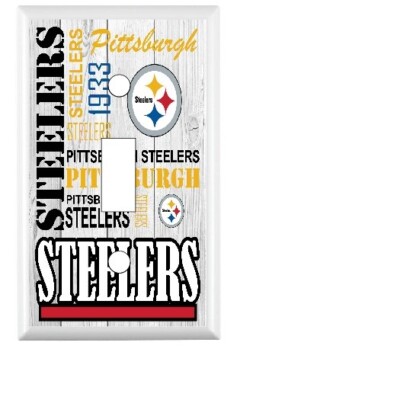 Pittsburgh Steelers Subway Art Standard Light Switch Cover NFL