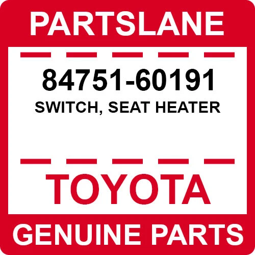 Juego de interruptor de calefacción original Toyota Land Cruiser 2008-2011 OEM 84751-60191 Foto 2 de 4