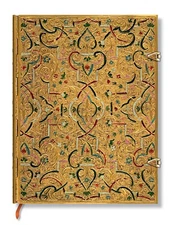 Paperblanks Gold Inlay Journals - Ultra 7 in. x 9 in. 240 pages, lined