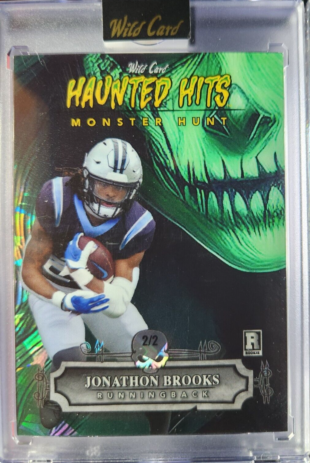 Jonathon Brooks 2024 Wildcard Haunted Hits #HHW-JB Cracked Ice RC /2