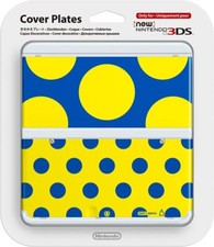 Kisekae Plate No.018 Large dot yellow x blue 