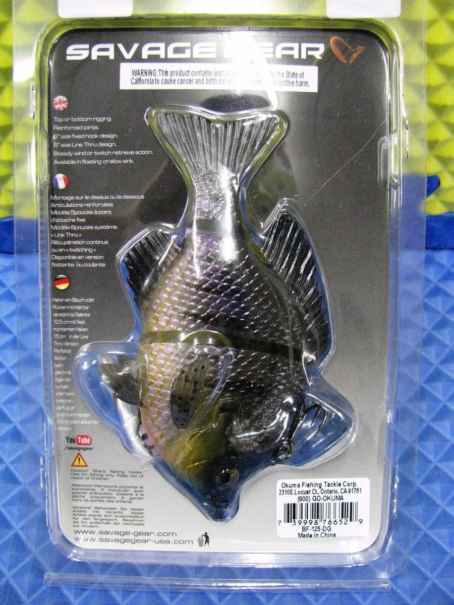 Buy Savage Gear Bf-125-lg 3d Line Thru Bluegill Swimbait 5