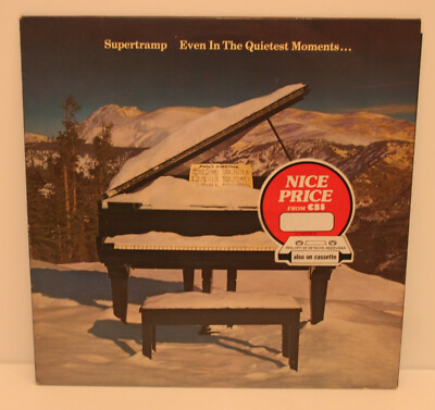   SUPERTRAMP - EVEN IN THE QUITEST MOMENTS, A&M Records - AMNP 124 VINYL LP VG+
