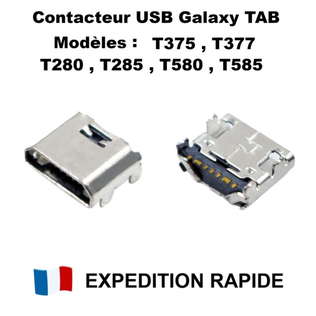 Connecteur de charge Port USB Galaxy TAB E T375 T377 T280 T285 T580 T585