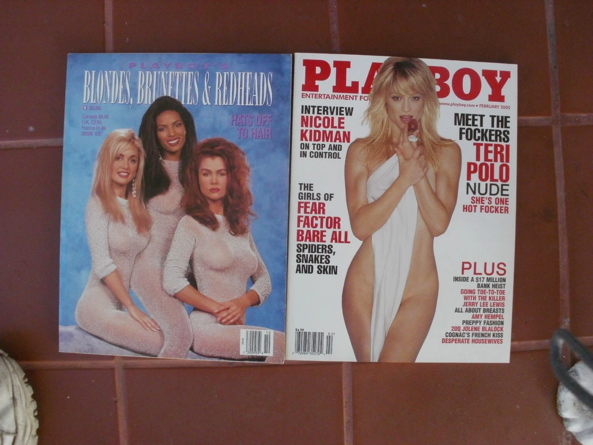 playboy teri polo febuary 2005 and playboy's patricia ford blondes  brunettes | eBay