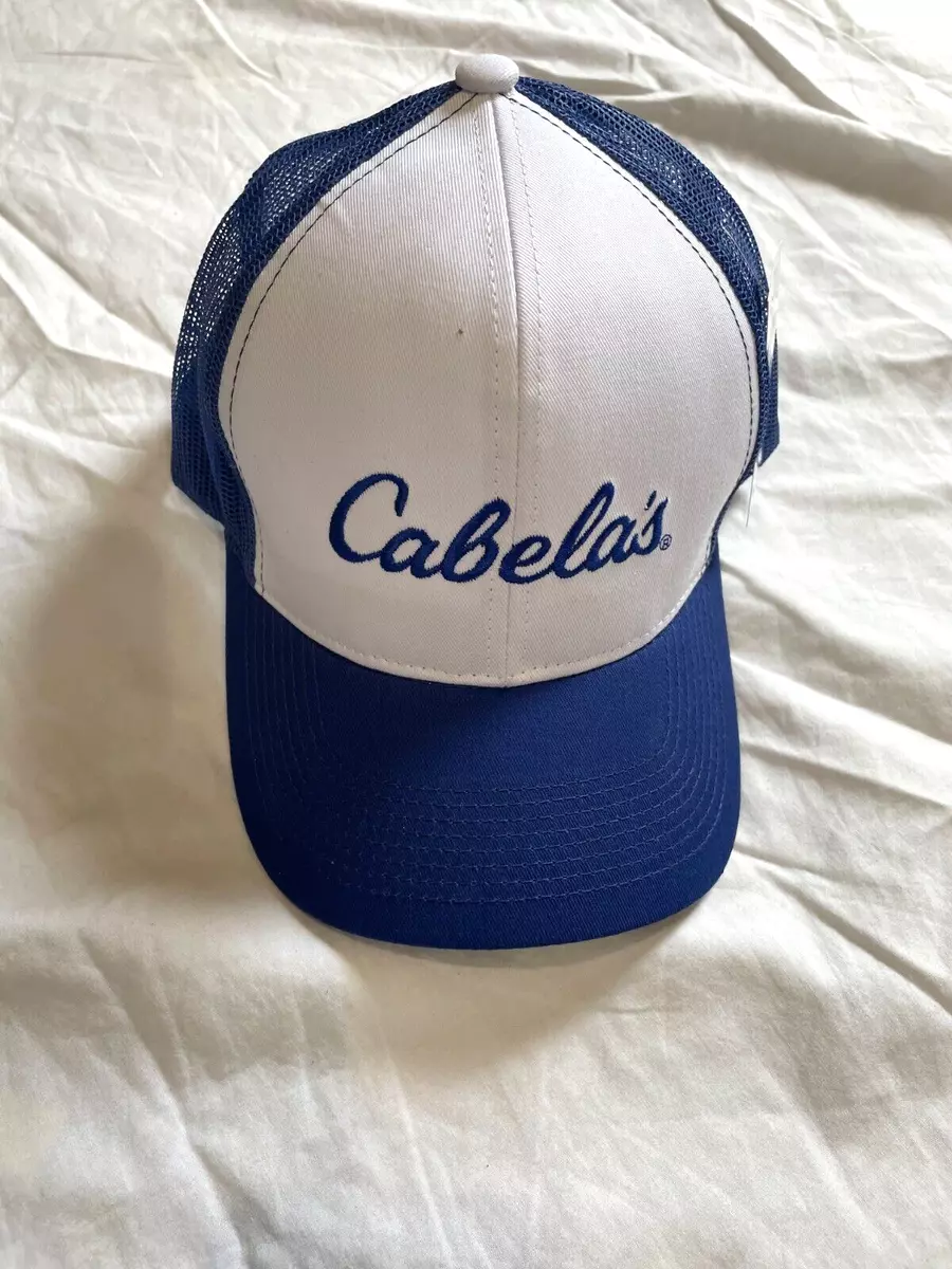 Cabela's Bass Pro Shops Fishing Trucker Hat Mesh Cap Adjustable SnapBack  Blue