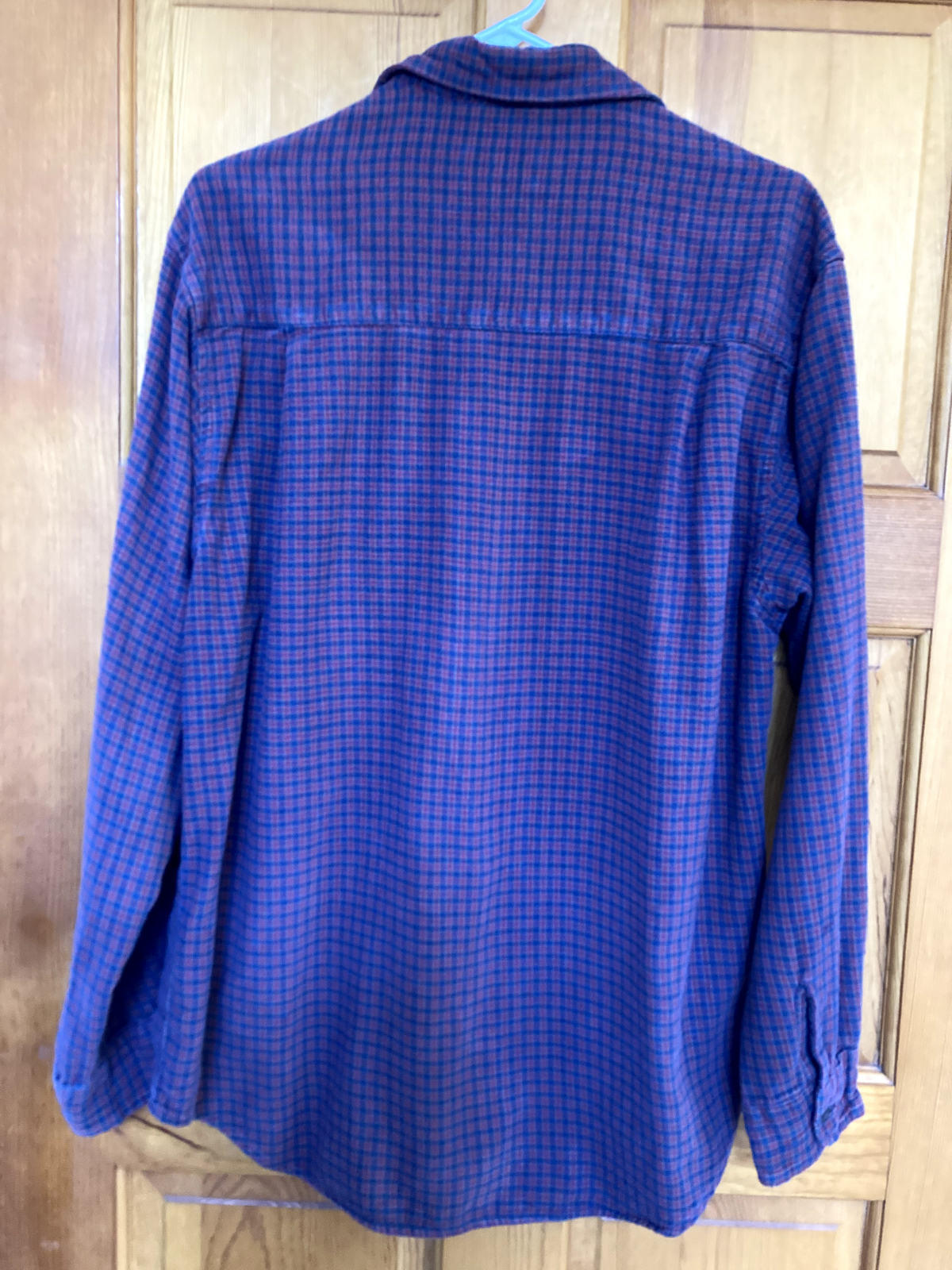 FILA Camicia Savile Row plaid cotone flanella manica lunga rosso blu multicolore