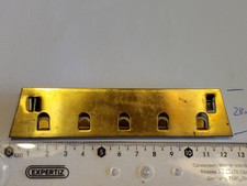 Ordensblech Große Ordensschnalle Messing für 5 Orden 28mm schräge Kante neu