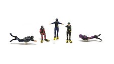 USA Made - HO Scale Scuba Divers (Unpainted)- 5 Pack 870993
