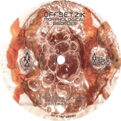 Offset Zik - Morphological Disorder 12 Inch Vinyl EP Asile Audio Techno Limited 