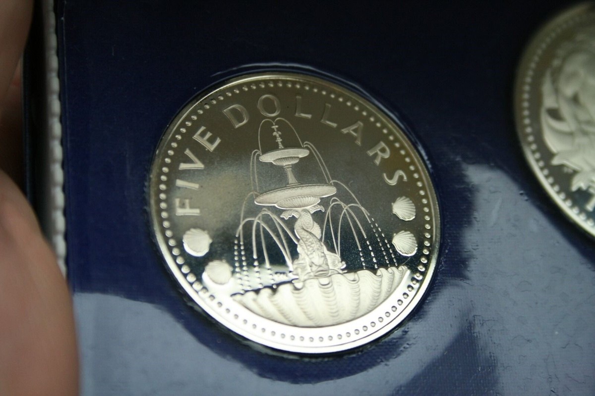 First National Coinage of Barbados 1973 Proof Set from Franklin