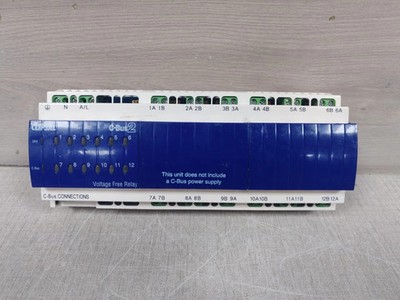 CLIPSAL C-BUS2 L5512RVF 12 CHANNEL VOLTAGE FREE RELAY (MFG-2013) 220-240V