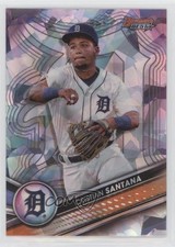 2022 Bowman's Best Top Prospects Atomic Refractor Cristian Santana #TP-3 0q48