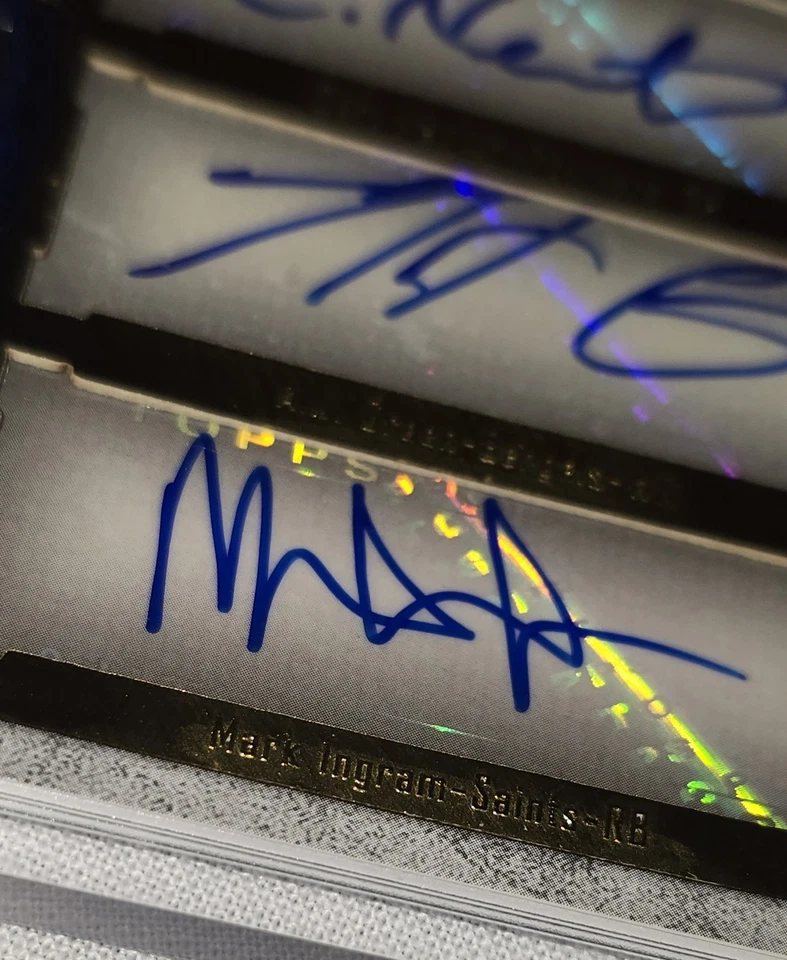 2011 Cam Newton Auto / AJ Green / Mark Ingram Triple RC AUTO Topps Supreme /10 - Imagem 4 de 4
