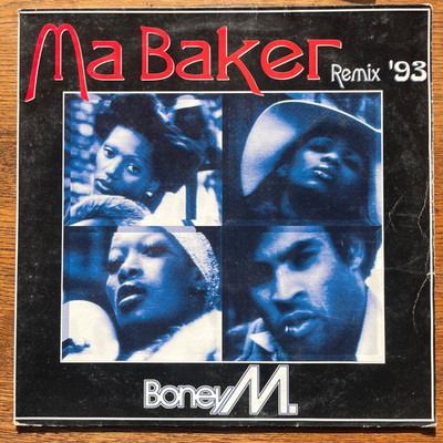 Boney M.    Ma Baker (Remix '93) - Vinyl 12'' Maxi 45T - Electro House VG