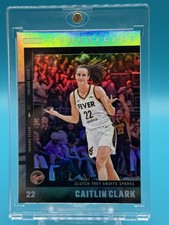2025 Panini Caitlin Clark Chronicled Holo Foil Clutch Trey SHRUG CARD #21 Fever