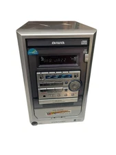 Aiwa XR-M150u Compact Stereo System CD Cassette Deck Only No Speakers For PARTS