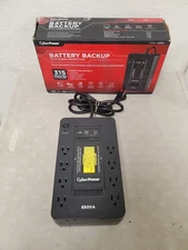 *LIGHT USE/TESTED* CyberPower 650VA 8-Outlet UPS Battery Backup with USB SX650U
