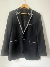 Veste gansée Francesco Smalto Laine Super 160's – T.48 (Fit 46/S)