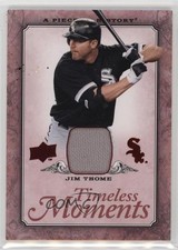 2008 A Piece of History Timeless Moments Red Jerseys Jim Thome #TM-13 HOF 0i5i