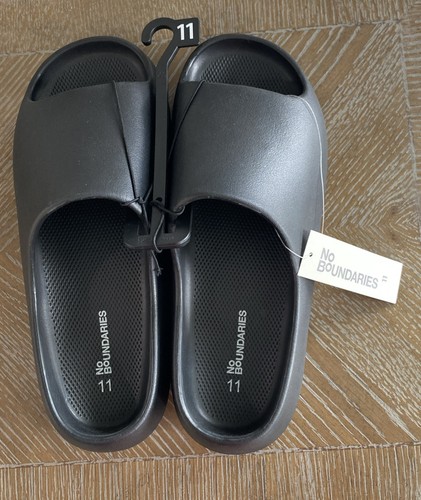 No Boundaries Women’s Comfort Platform Slides Sandals Shoes EVA Black Size 11 - Picture 3 of 9