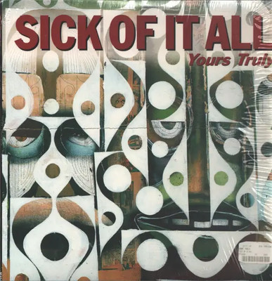 Sick Of It All Yours Truly INSERT NEAR MINT Fat Wreck Chords Vinyl LP