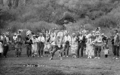 Indian Dance Requa California CA - Reprint
