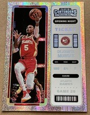 2022-23 Contenders DeJounte Murray Opening Night Ticket FOTL #20/25 Hawks