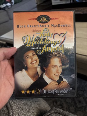 Four Weddings and a Funeral (DVD, 1999) Hugh Grant Andie MacDowell