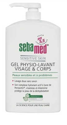 Sebamed Liquid Face & Body Wash for Sensitive Skin 100% Soap Free (1 Liter)