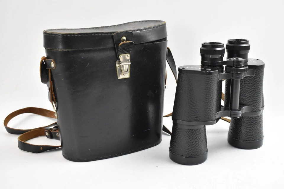 Zomz БПВ1 Russisches 7x50 Fernglas UdSSR CCCP ohne Kappen im schwarzen Etui Vintage