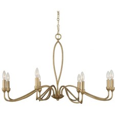 Uttermost 21400 Corella Chandelier Textured Soft Gold