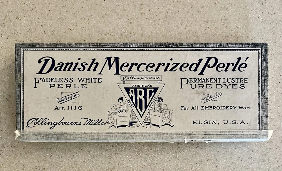 Vintage Collingbourne Danish Mercerized Pearle Cotton #5 ~ 12 Skeins Cream 603 - Image 2 of 4