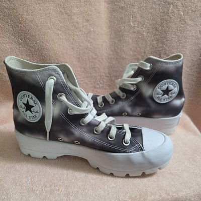 Converse Chuck Taylor Lugged High Platform Sneakers Storm Wind Tie Dye Size 7.5