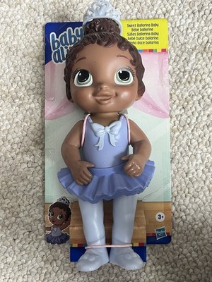 Baby Alive Sweet Ballerina 11'' Doll Hasbro 2021 plastic has skirt & tiara
