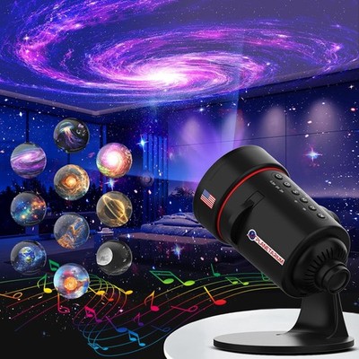 Galaxy Projector with White Noise Machine 28 Sounds Starry Sky Room Light