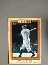 Babe Ruth 2010 Topps History of the Game HOTG11 Yankees HOF (JGA)(03)