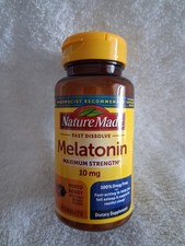 Nature Made Melatonin 10mg Fast Dissolve 45 Tablets Exp 09/2026 New
