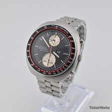 Seiko 5 Sports Speed-Timer 6138 quadrante nero - novembre 1975