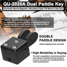 AQU-2020A Dual Paddle Key Automatic Morse Magnetic Adsorption Base CW Morse Code