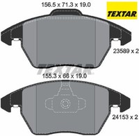 Textar 2358901 Bremsbelagsatz FüR Scheibenbremse Bremsbelagsatz