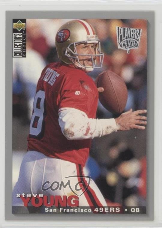 1995 Upper Deck Collector's Choice Players Club Steve Young #162 HOF t1z