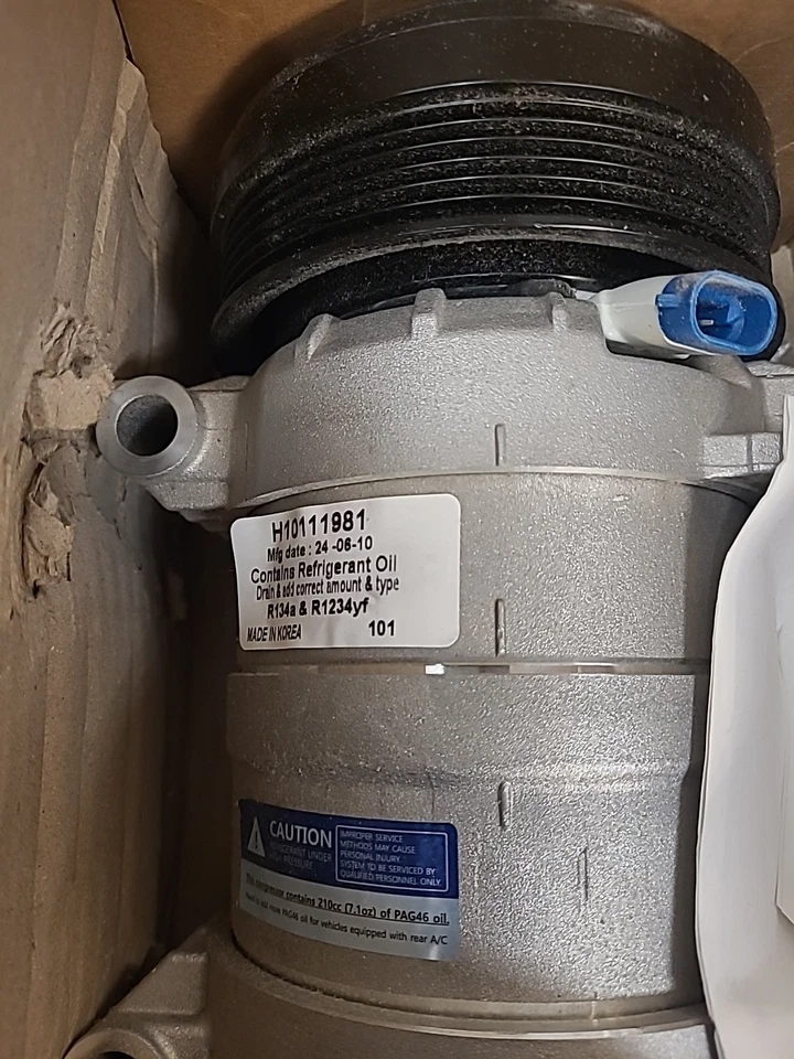 Compresor de aire acondicionado GPD 6511339 para camioneta Chevy Olds Suburban S10 con embrague Foto 4 de 4