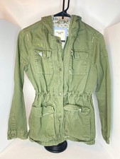 Abercrombie Kids Olive Green Utility Jacket 13/14